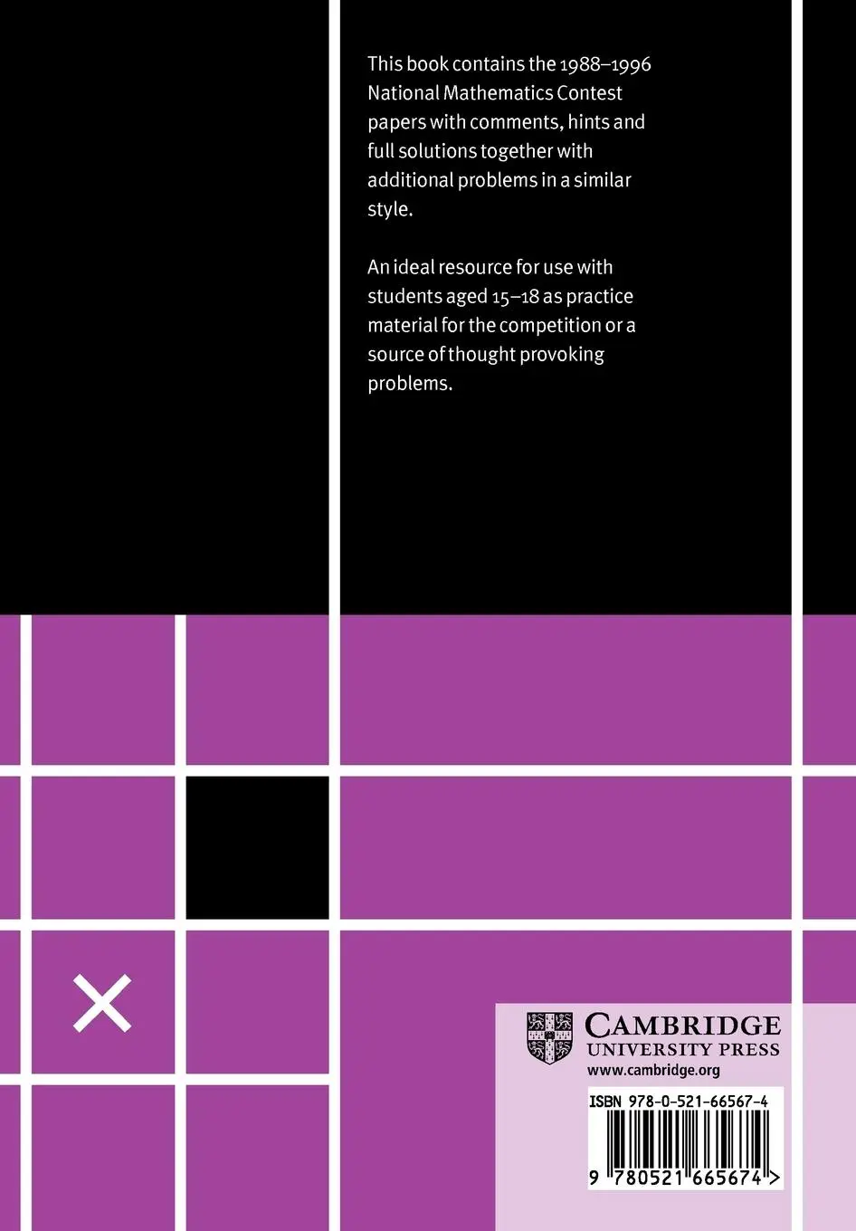Rückseite: 9780521665674 | Senior Mathematical Challenge | Tony Gardiner | Taschenbuch | Englisch