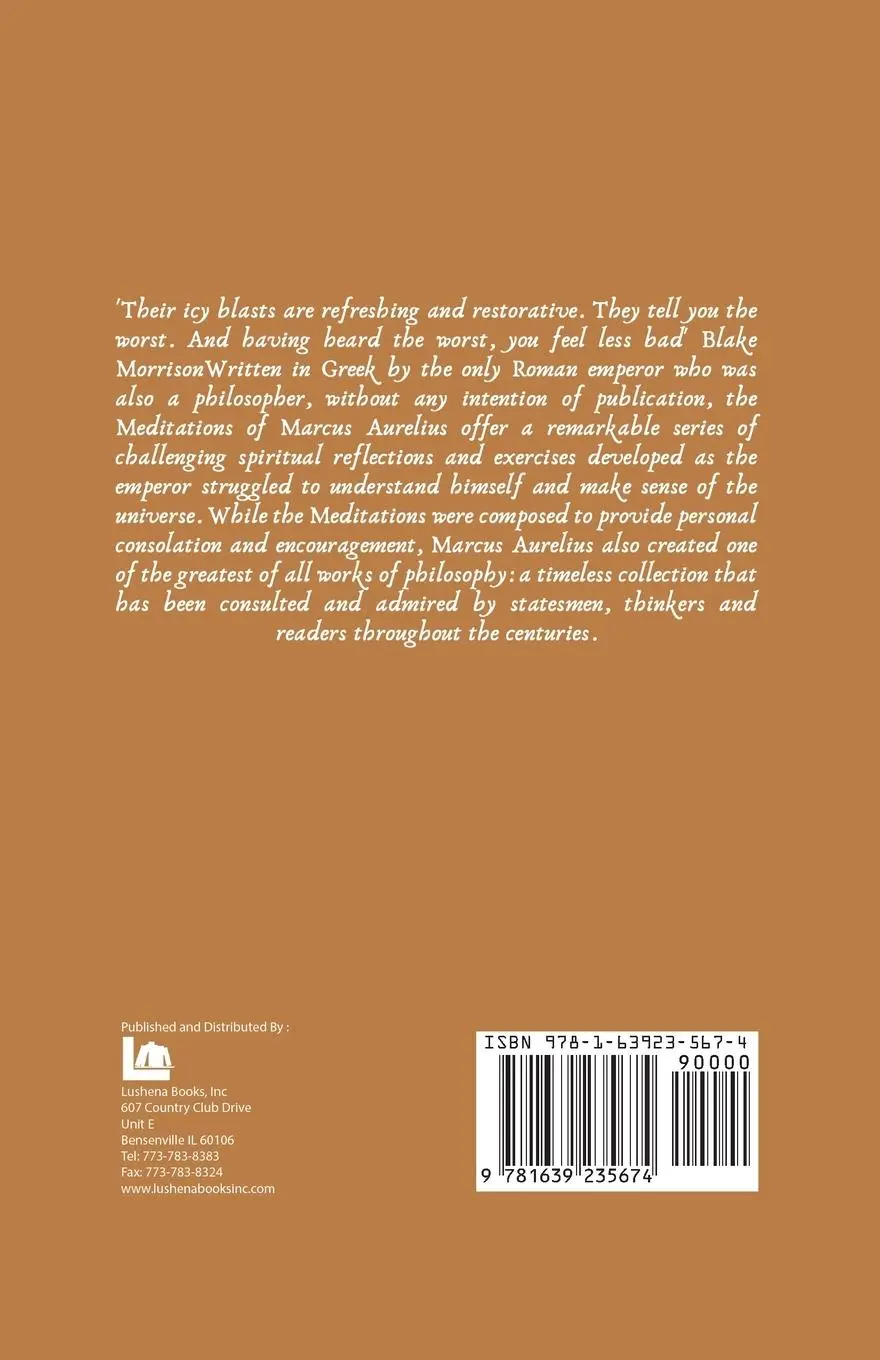 Rückseite: 9781639235674 | The Meditations of the Emperor Marcus Aurelius Antoninus | Aurelius