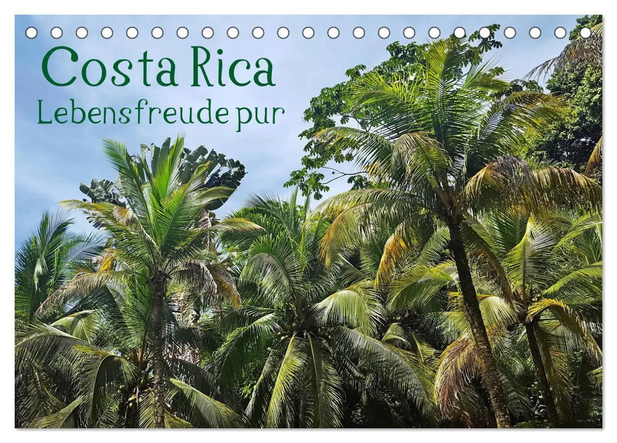 Cover: 9783435305674 | Costa Rica - Lebensfreude pur (Tischkalender 2025 DIN A5 quer),...