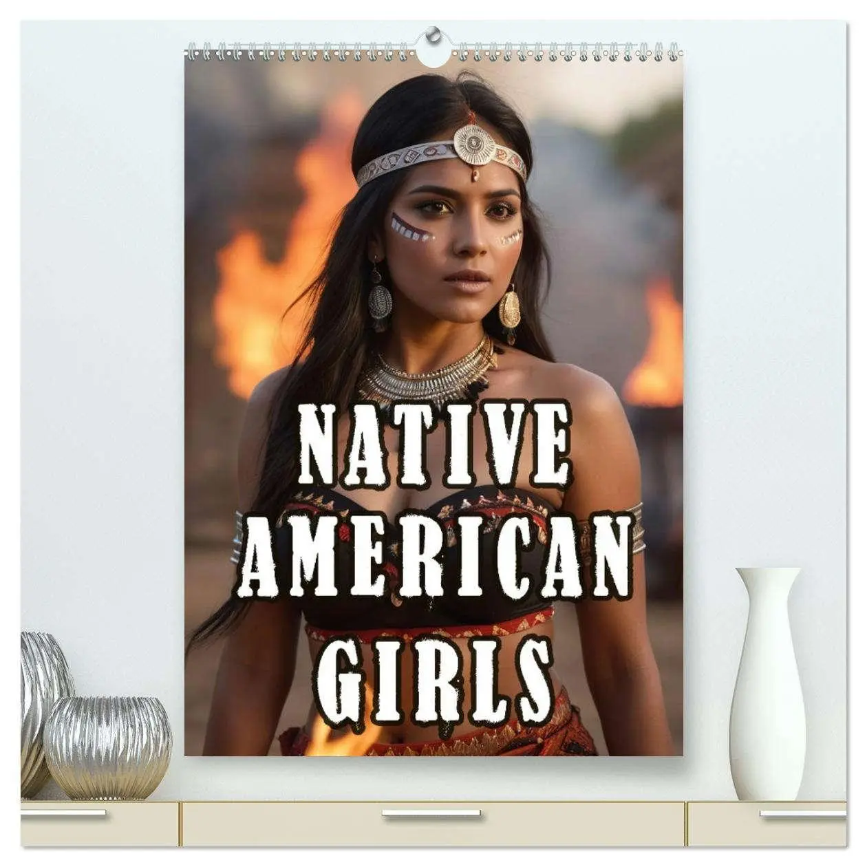 Cover: 9783516275674 | Native American Girls (hochwertiger Premium Wandkalender 2026 DIN...