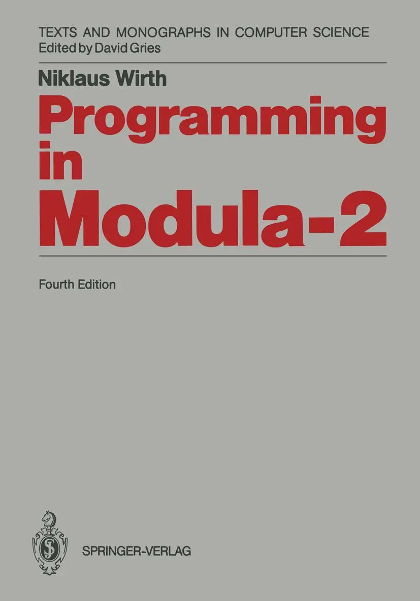 Cover: 9783642835674 | Programming in Modula-2 | Niklaus Wirth | Taschenbuch | ii | Englisch