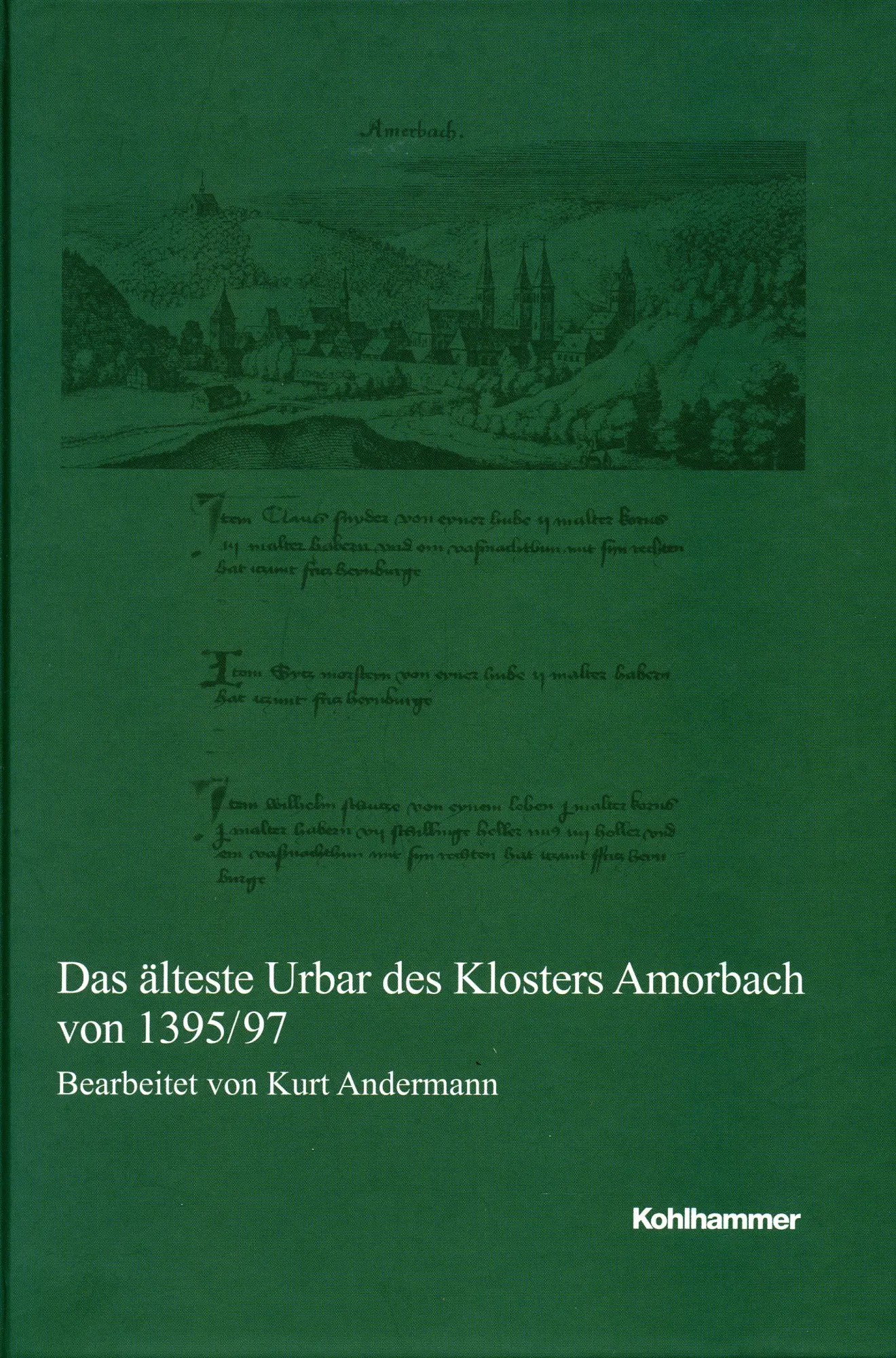 Cover: 9783799595674 | Das älteste Urbar des Klosters Amorbach von 1395/97 | Buch | XXXVIII
