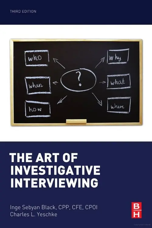Cover: 9780124115774 | The Art of Investigative Interviewing | Inge Sebyan Black | Buch