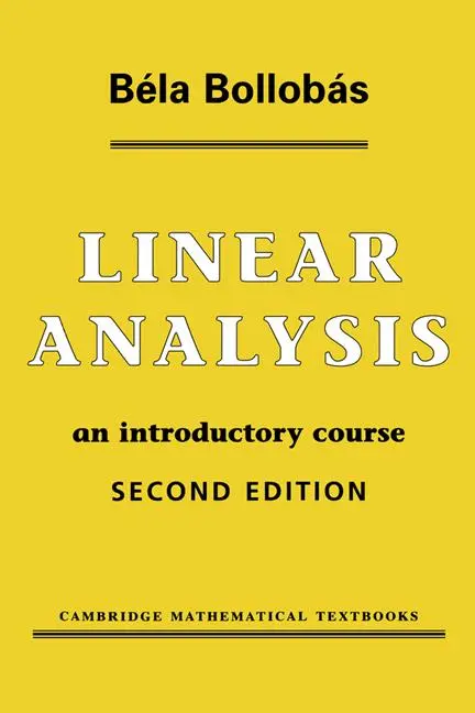 Cover: 9780521655774 | Linear Analysis | An Introductory Course | Bela Bollobas (u. a.)