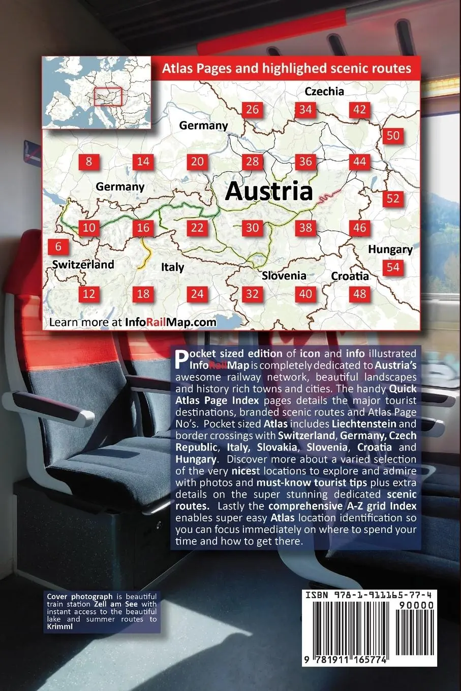Rückseite: 9781911165774 | AUSTRIA - ILLUSTRATED RAILWAY ATLAS - Designed for Interrail/Eurail...