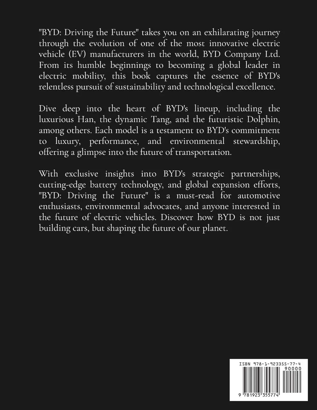 Rückseite: 9781923355774 | Byd | Driving The Future | Etienne Psaila | Taschenbuch | Englisch