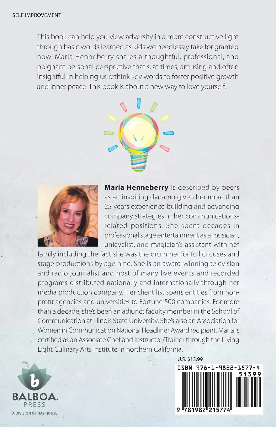 Rückseite: 9781982215774 | 9 Word Rethink to Get on with Life | Maria Henneberry | Taschenbuch
