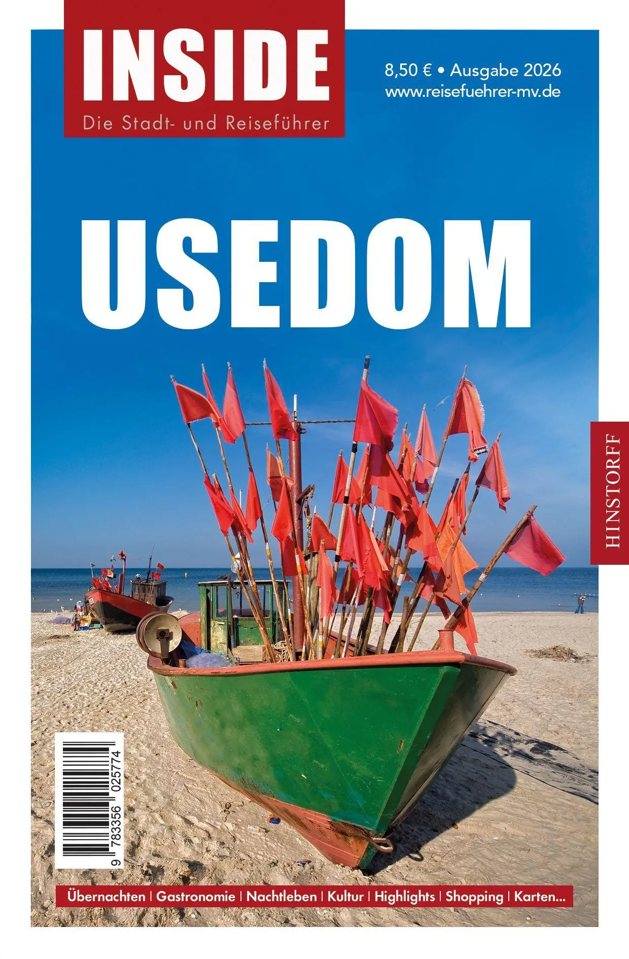 Cover: 9783356025774 | Usedom INSIDE 2026 | Andreas Meyer | Taschenbuch | 118 S. | Deutsch