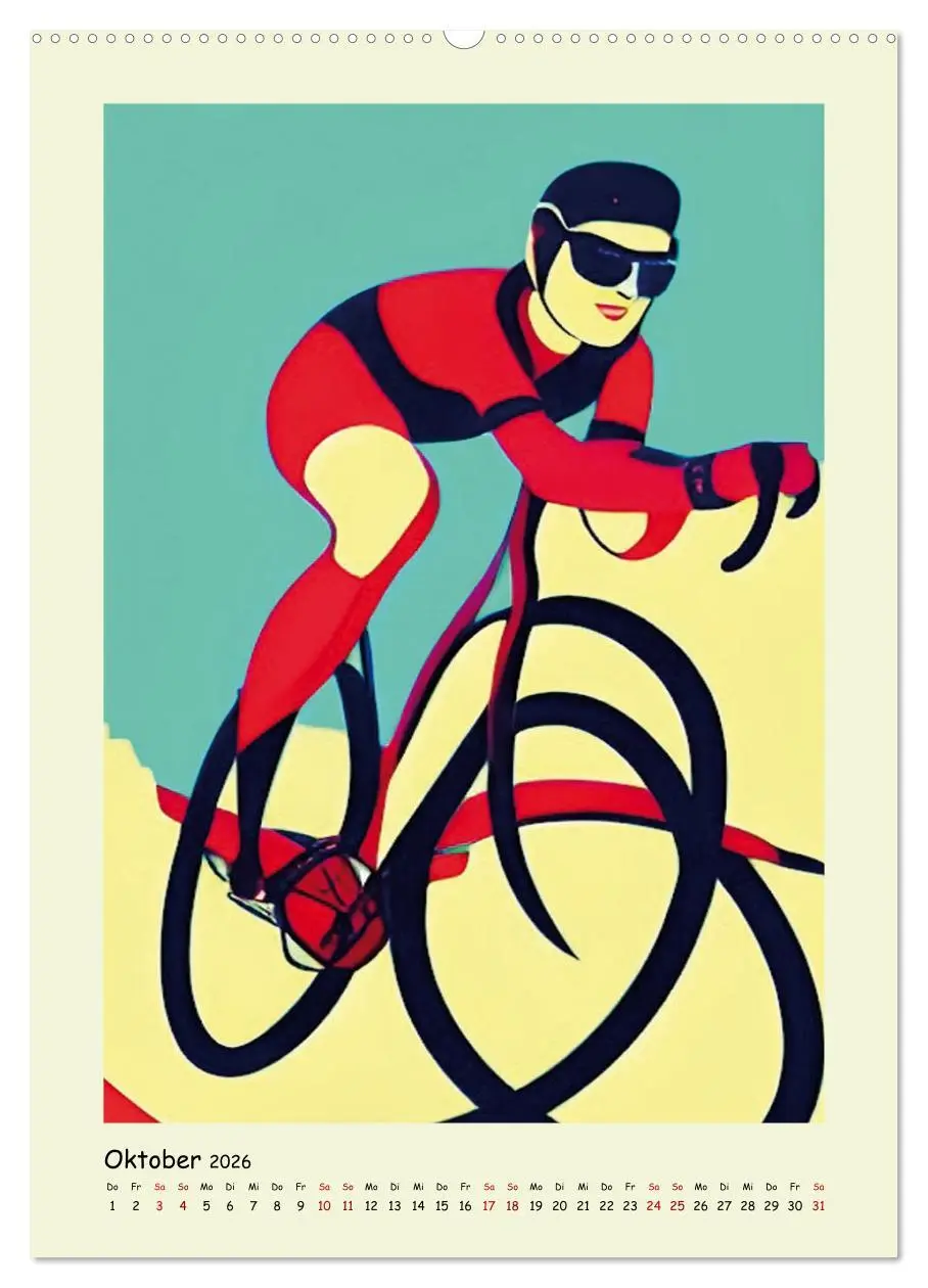Bild: 9783516335774 | Geliebter Radsport (Wandkalender 2026 DIN A2 hoch), CALVENDO...