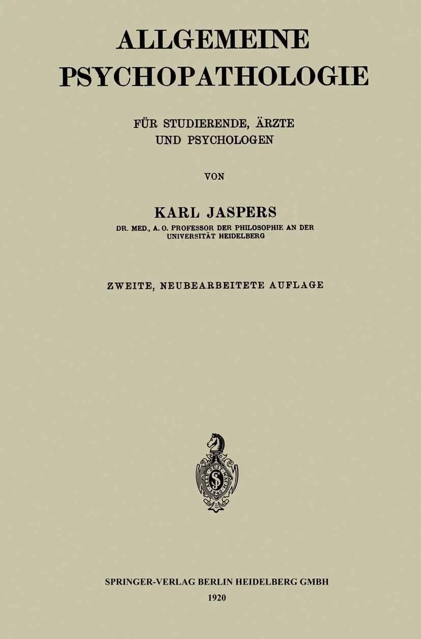 Cover: 9783662245774 | Allgemeine Psychopathologie für Studierende, Ärzte und Psychologen