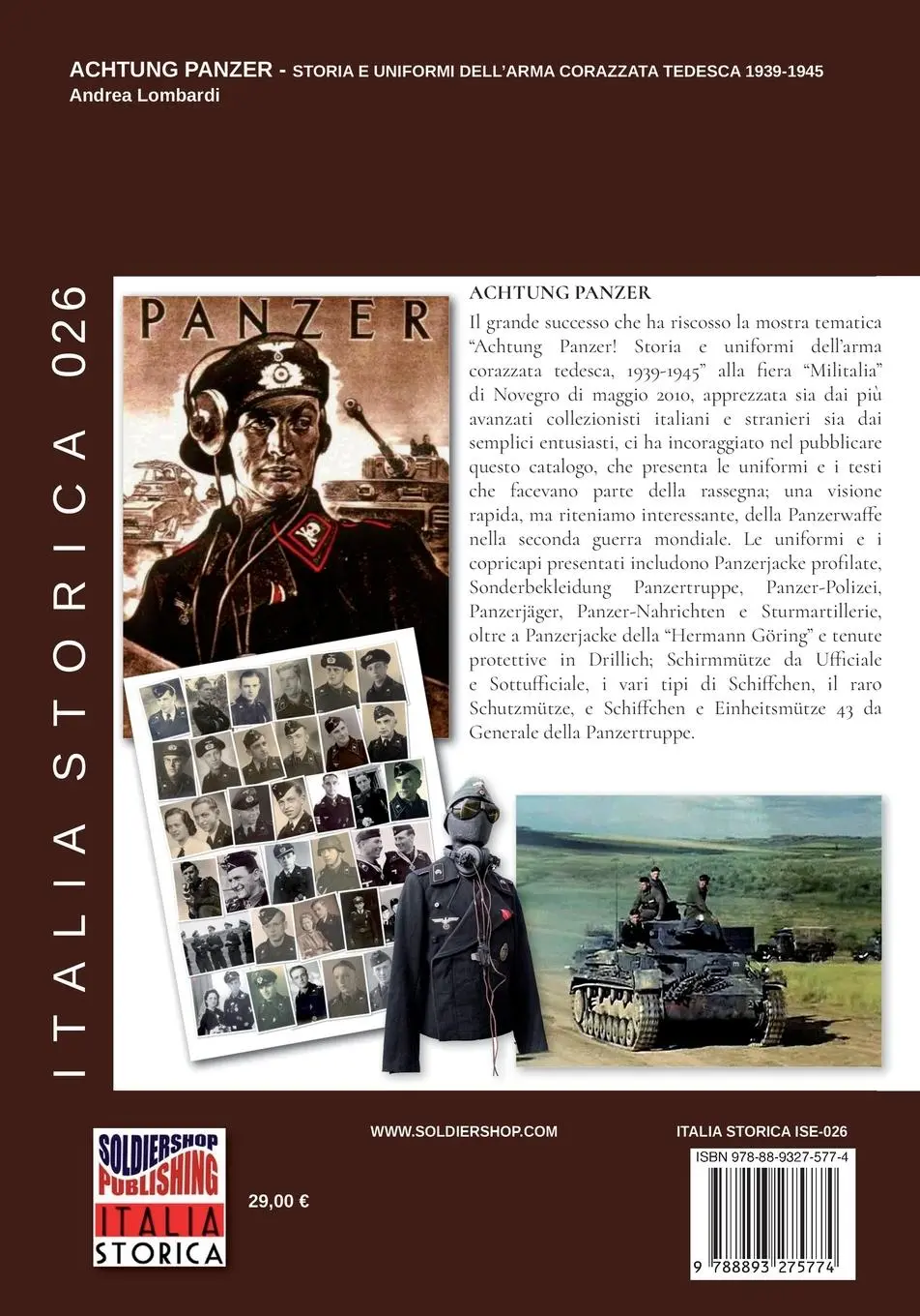 Rückseite: 9788893275774 | Achtung Panzer | Andrea Lombardi | Taschenbuch | Italienisch | 2020