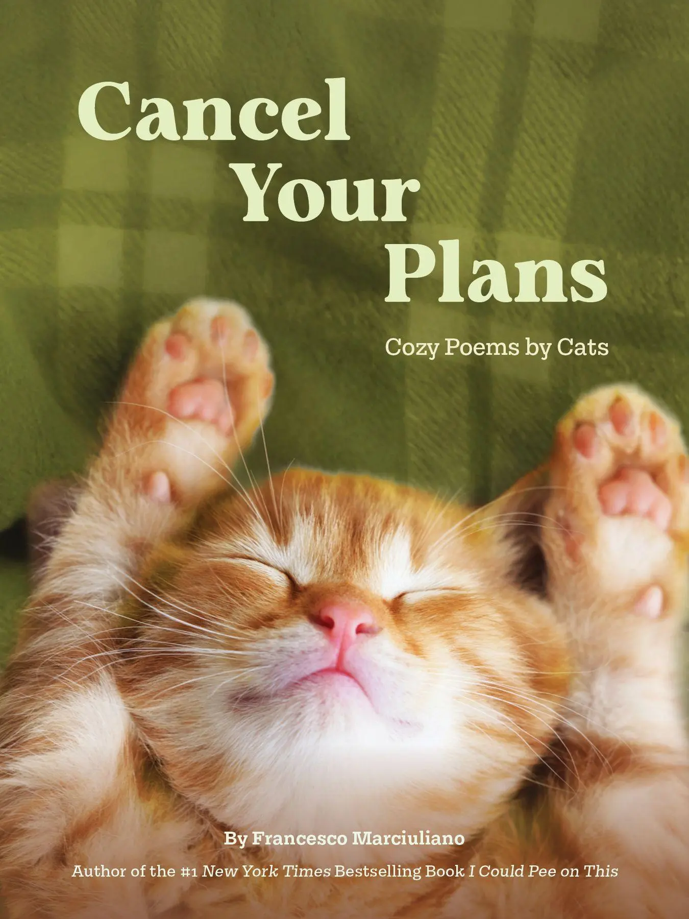 Cover: 9781797245874 | Cancel Your Plans | Cozy Poems by Cats | Francesco Marciuliano | Buch
