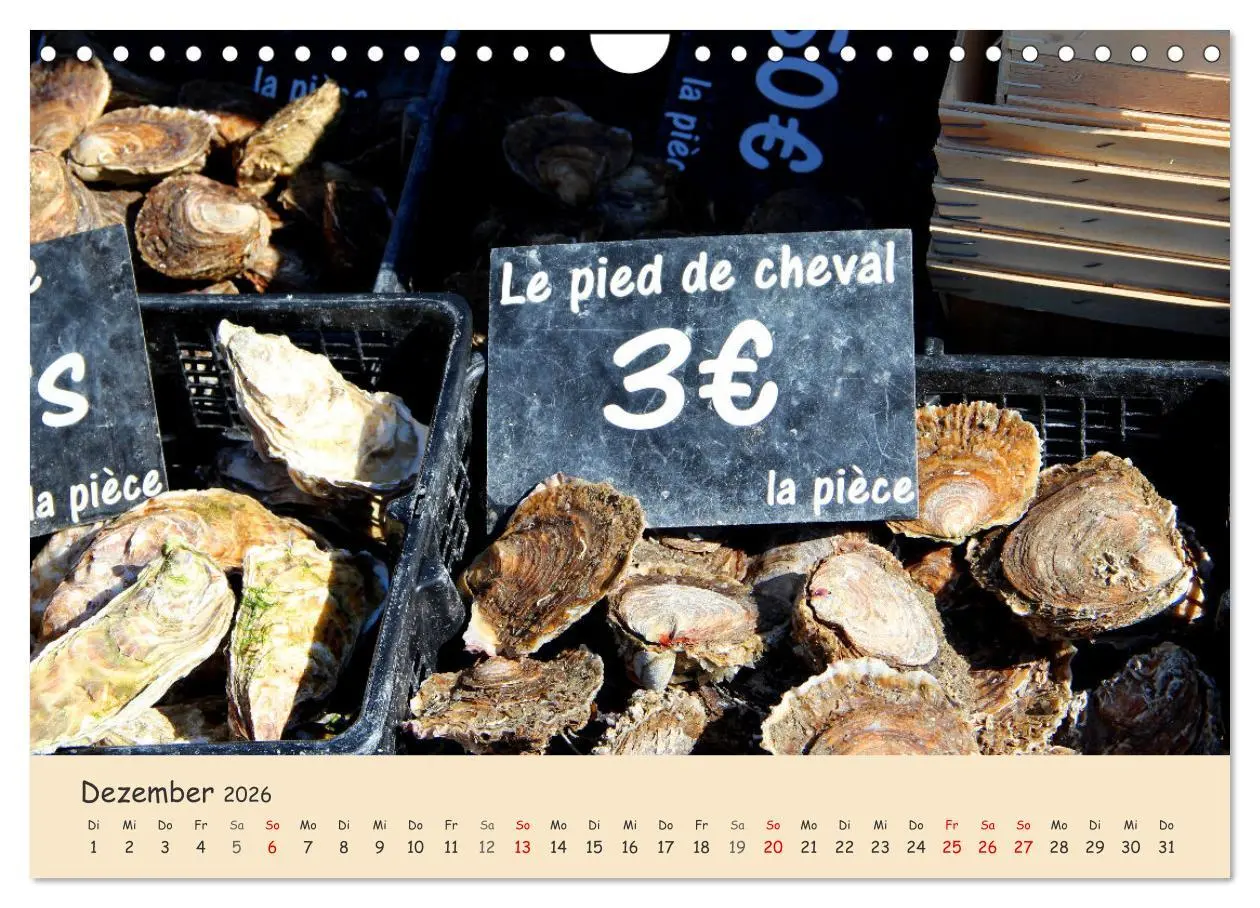 Bild: 9783457545874 | Markttag in Frankreich (Wandkalender 2026 DIN A4 quer), CALVENDO...