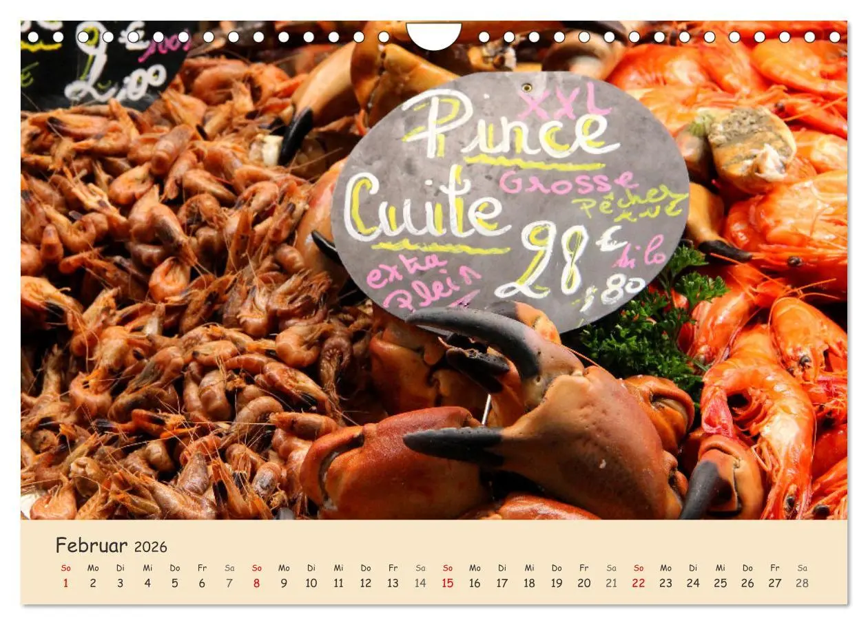 Bild: 9783457545874 | Markttag in Frankreich (Wandkalender 2026 DIN A4 quer), CALVENDO...