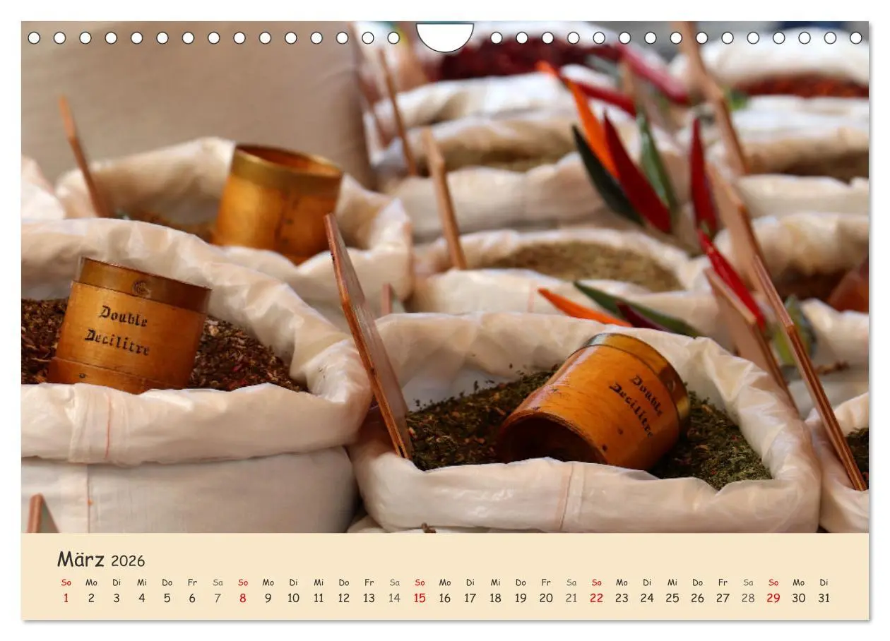 Bild: 9783457545874 | Markttag in Frankreich (Wandkalender 2026 DIN A4 quer), CALVENDO...
