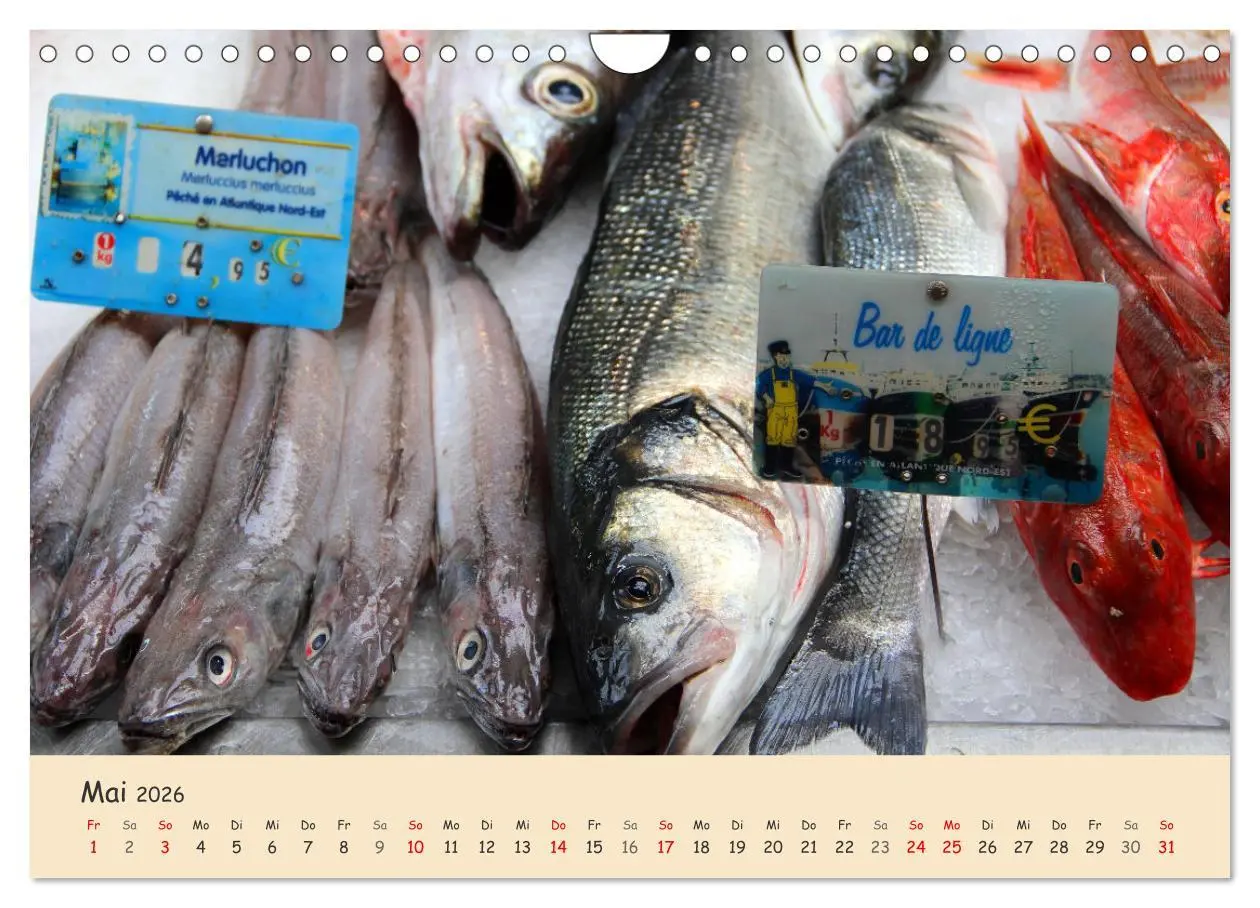 Bild: 9783457545874 | Markttag in Frankreich (Wandkalender 2026 DIN A4 quer), CALVENDO...