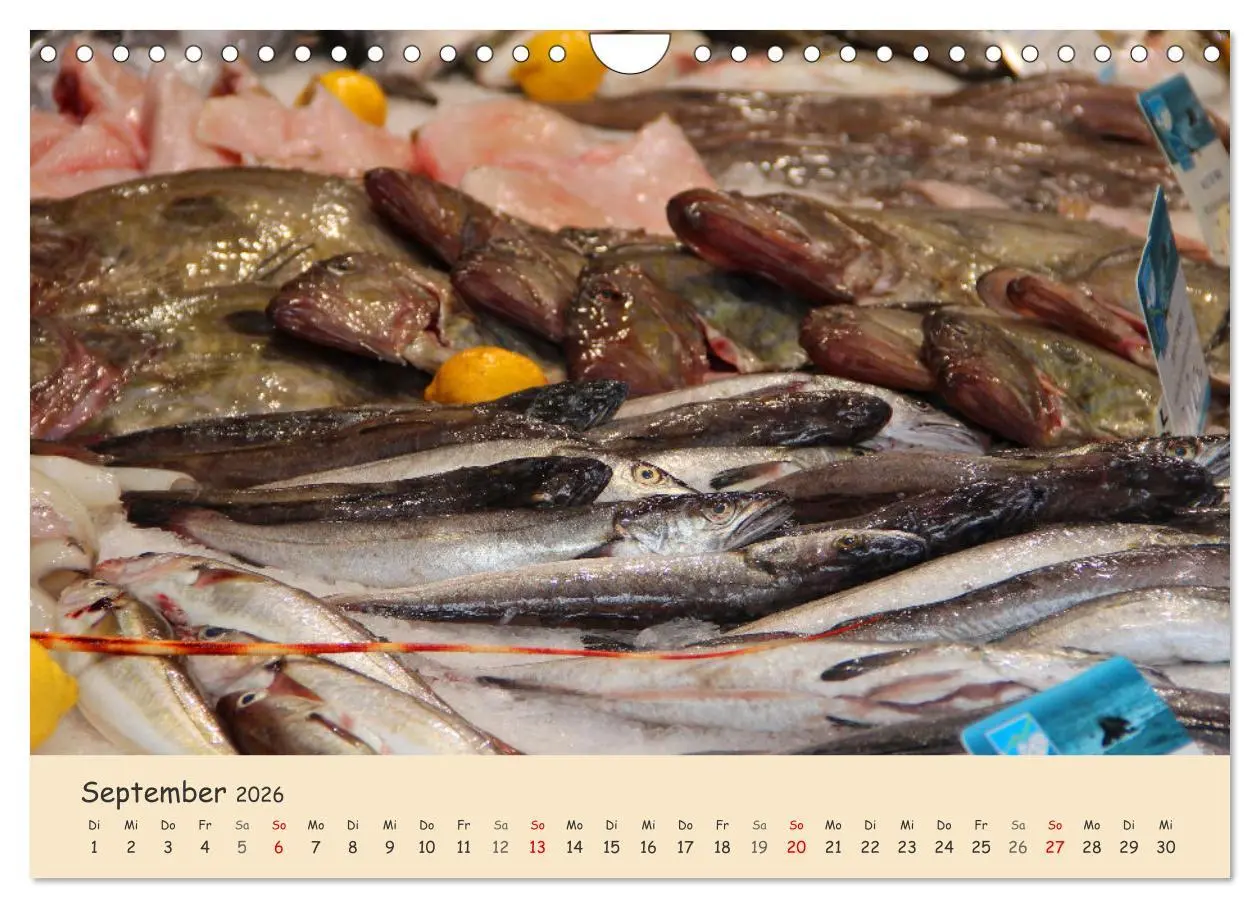 Bild: 9783457545874 | Markttag in Frankreich (Wandkalender 2026 DIN A4 quer), CALVENDO...