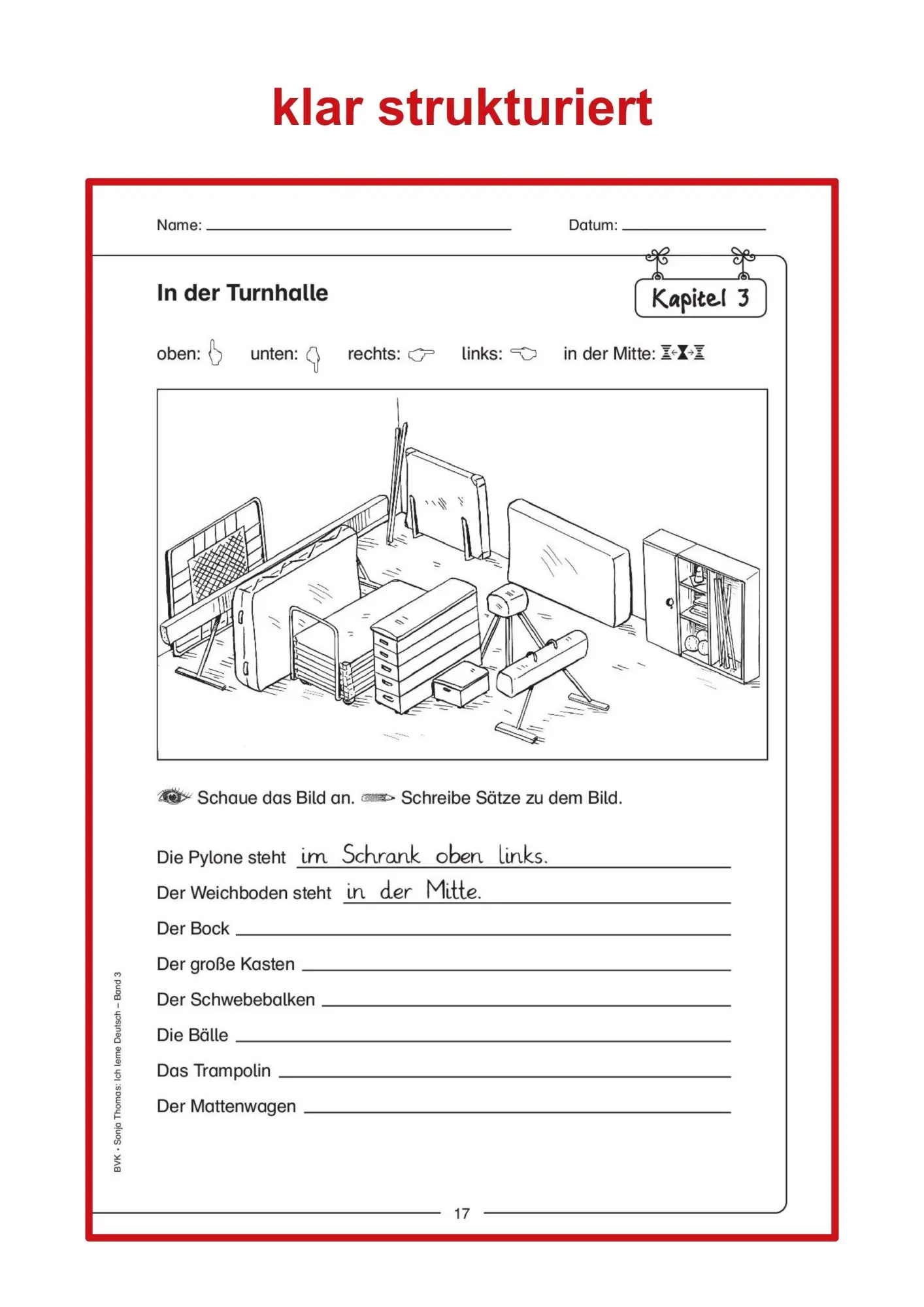 Bild: 9783867405874 | Ich lerne Deutsch Band 3 | Sonja Thomas | Broschüre | 44 S. | Deutsch