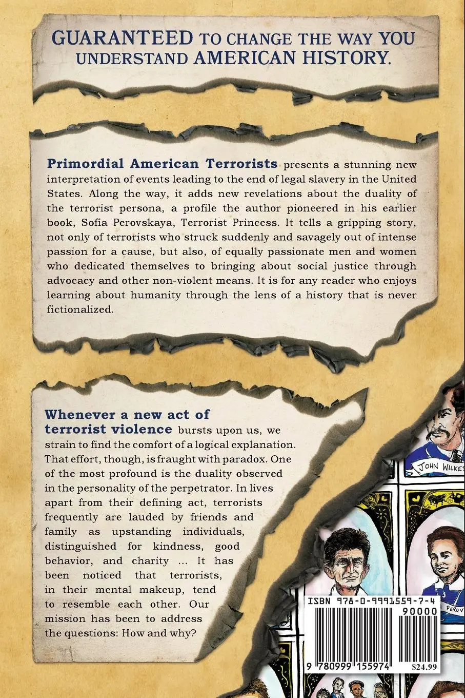 Rückseite: 9780999155974 | Primordial American Terrorists, a True History of Events Leading to...