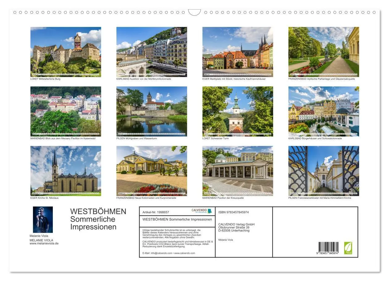 Bild: 9783457845974 | WESTBÖHMEN Sommerliche Impressionen (Wandkalender 2026 DIN A2...