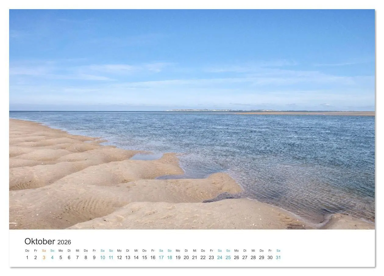 Bild: 9783516625974 | Amrum: Natur und Freiheit (Tischkalender 2026 DIN A5 quer),...