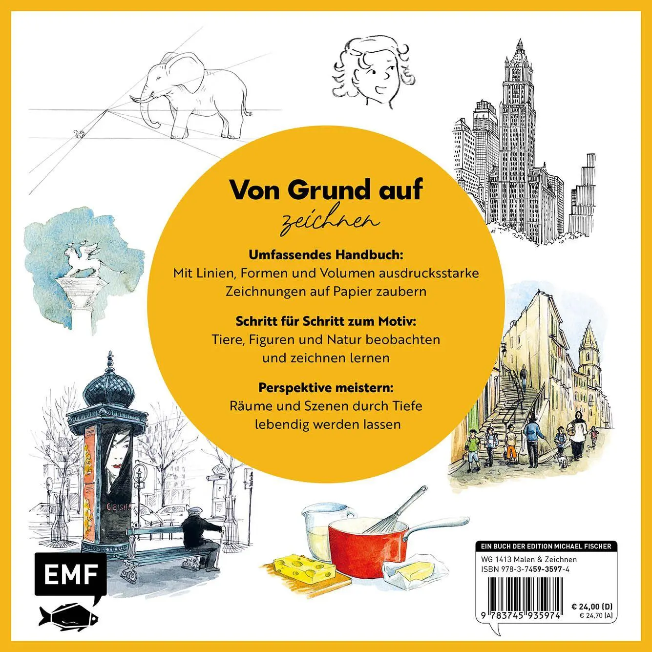 Rückseite: 9783745935974 | Endlich alles zeichnen | Lise Herzog | Buch | 320 S. | Deutsch | 2026
