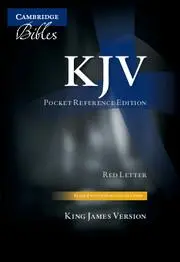 Cover: 9780521146074 | KJV Pocket Reference Bible, Black French Morocco Leather with Zip...