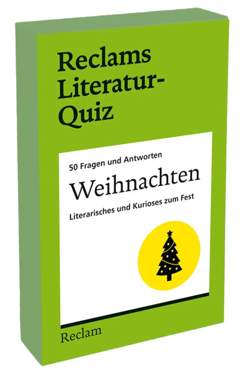Cover: 9783150116074 | Weihnachten. Literarisches und Kurioses zum Fest. 50 Fragen und...