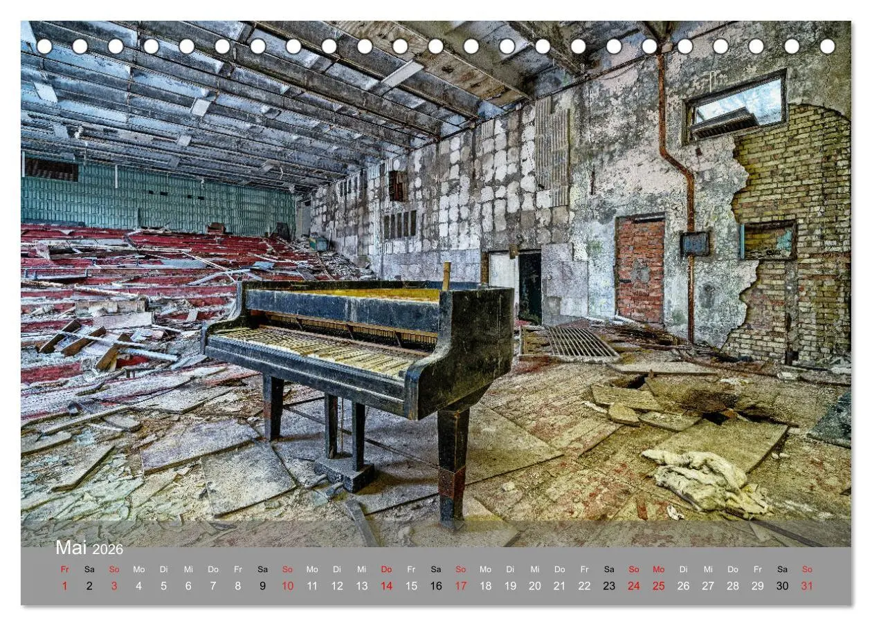 Bild: 9783457736074 | Tschernobyl - In der Sperrzone (Tischkalender 2026 DIN A5 quer),...