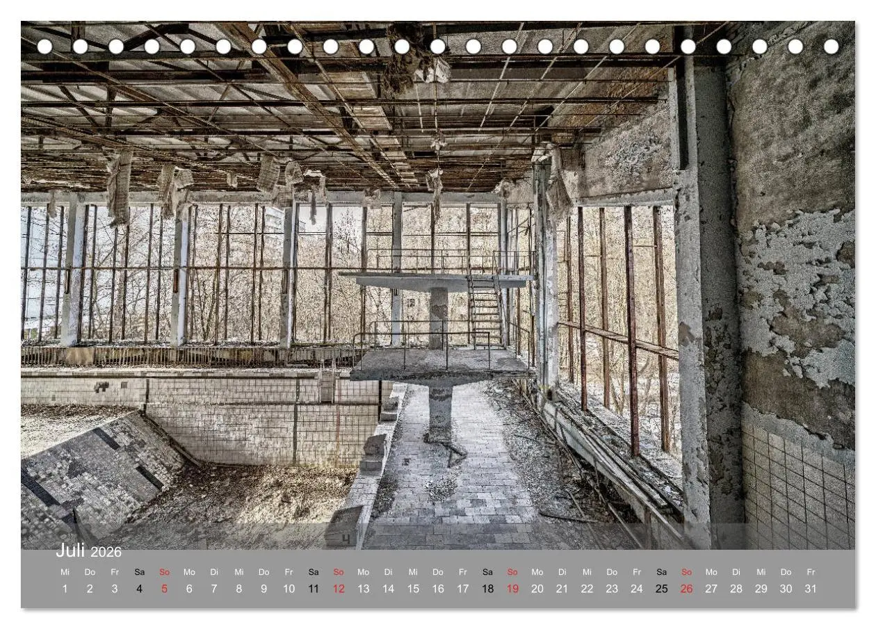 Bild: 9783457736074 | Tschernobyl - In der Sperrzone (Tischkalender 2026 DIN A5 quer),...
