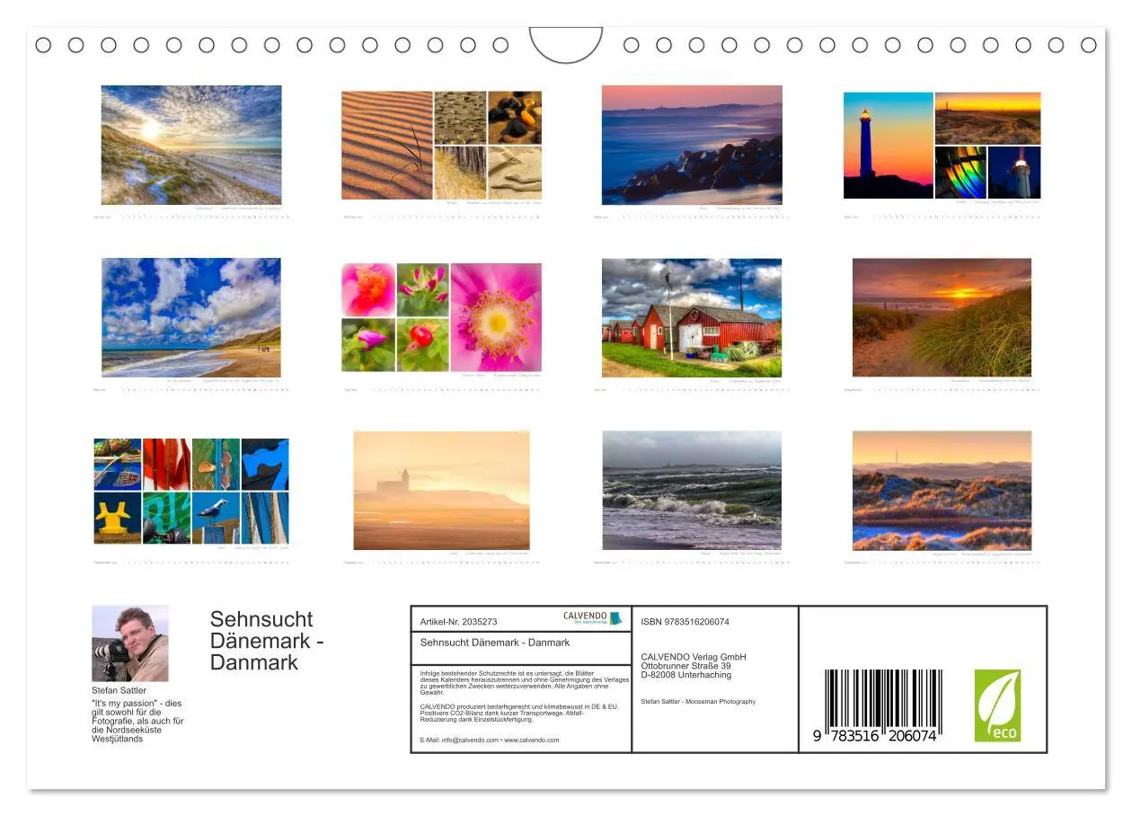Bild: 9783516206074 | Sehnsucht Dänemark - Danmark (Wandkalender 2026 DIN A4 quer),...