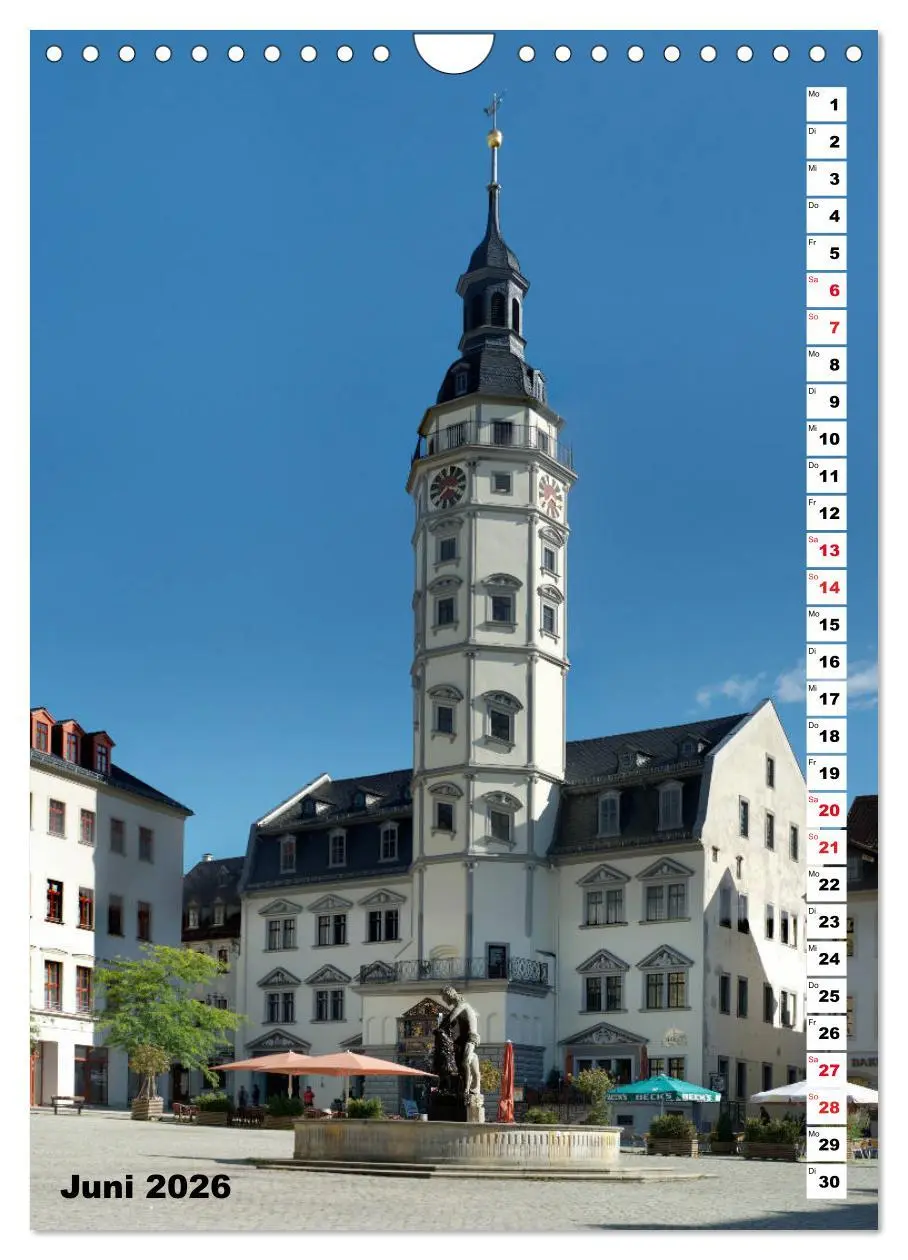 Bild: 9783516376074 | Gera - Stadt an der weißen Elster (Wandkalender 2026 DIN A4 hoch),...