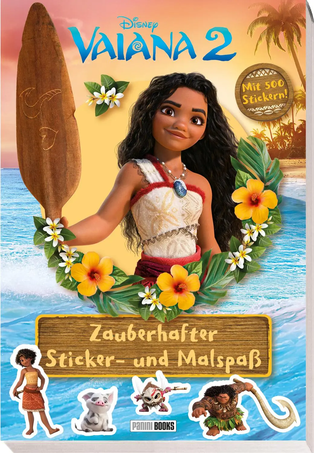 Cover: 9783833246074 | Disney Vaiana 2: Zauberhafter Sticker- und Malspaß | Disney (u. a.)
