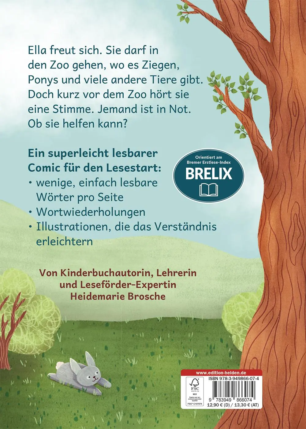 Rückseite: 9783949866074 | Lesen mit Ella und Tim - Die Rettung: Erstlesebuch für Kinder mit...