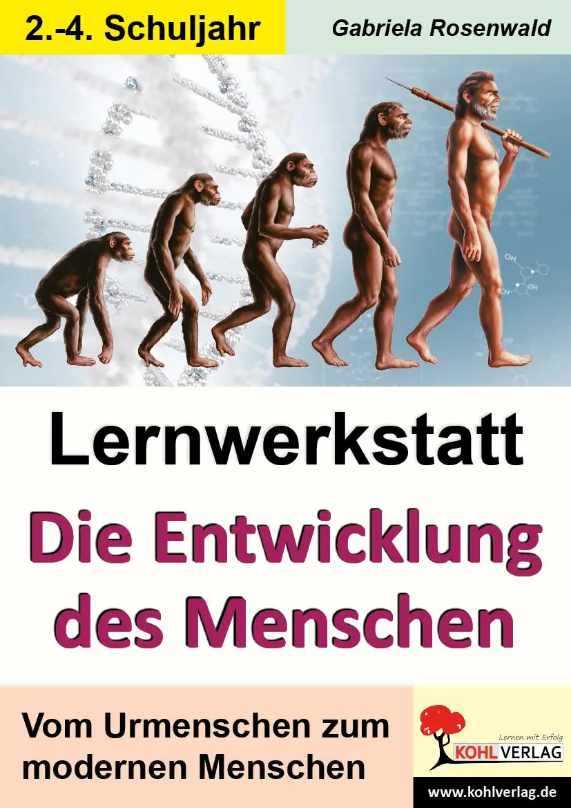 Cover: 9783956866074 | Lernwerkstatt Die Entwicklung des Menschen | Gabriela Rosenwald | Buch Cover: 9783956866074 | Lernwerkstatt Die Entwicklung des Menschen | Gabriela Rosenwald | Buch