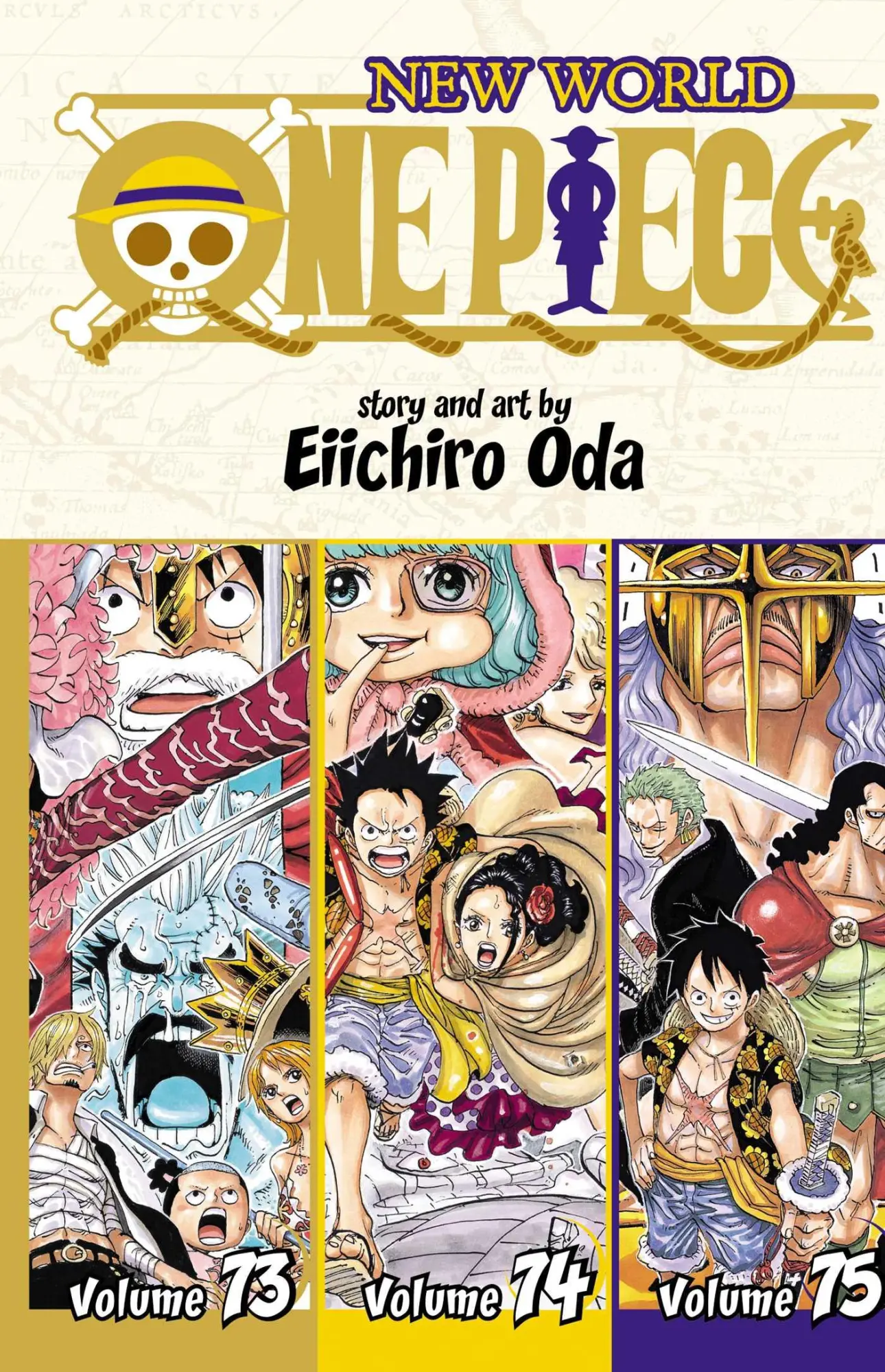 Cover: 9781421596174 | One Piece (Omnibus Edition), Vol. 25 | Includes Vols. 73, 74 &amp; 75