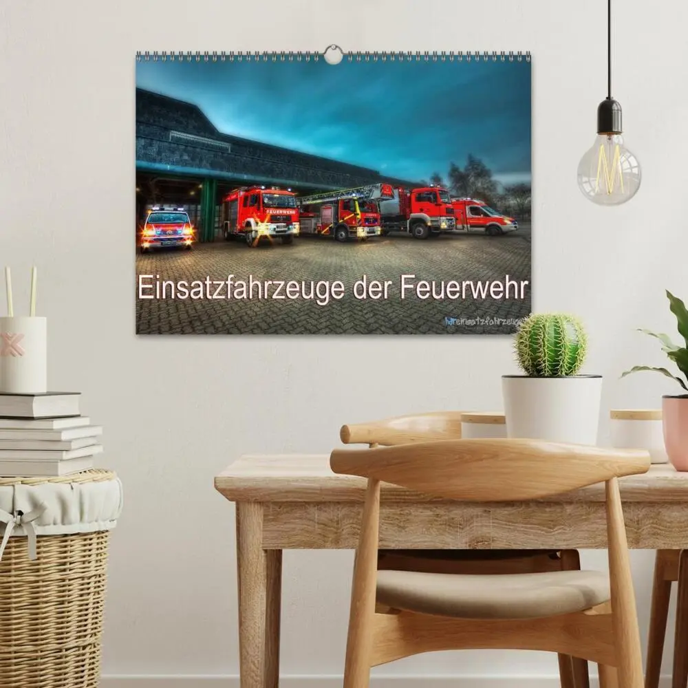 Bild: 9783435636174 | Einsatzfahrzeuge der Feuerwehr (Wandkalender 2025 DIN A3 quer),...