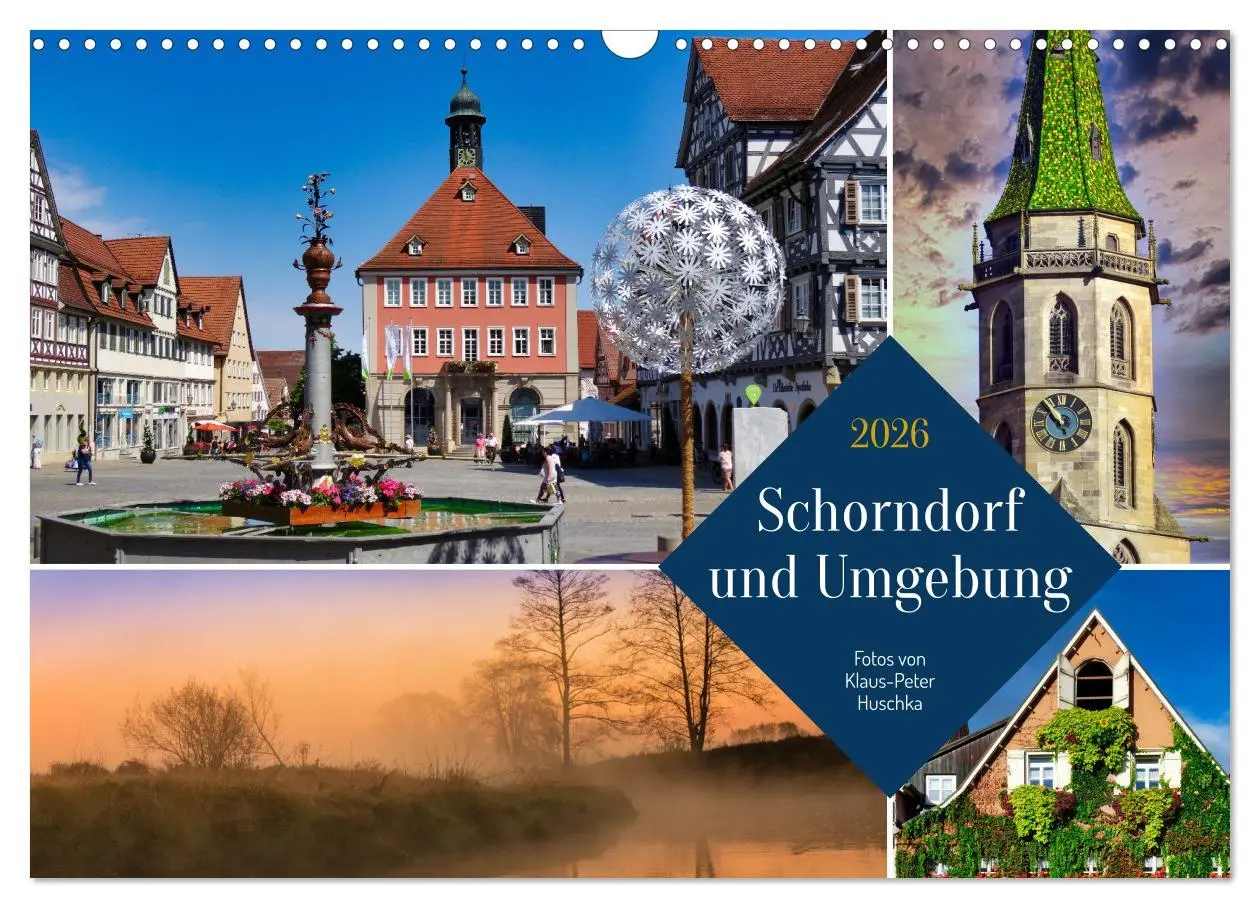 Cover: 9783457586174 | Schorndorf und Umgebung (Wandkalender 2026 DIN A3 quer), CALVENDO...