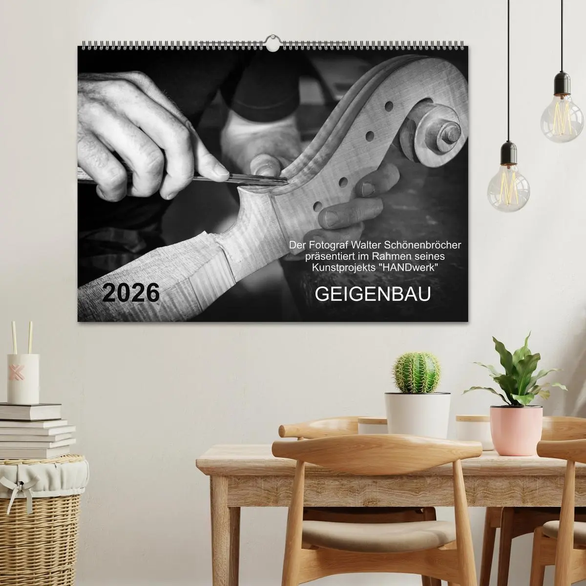 Bild: 9783457896174 | Geigenbau (Wandkalender 2026 DIN A2 quer), CALVENDO Monatskalender