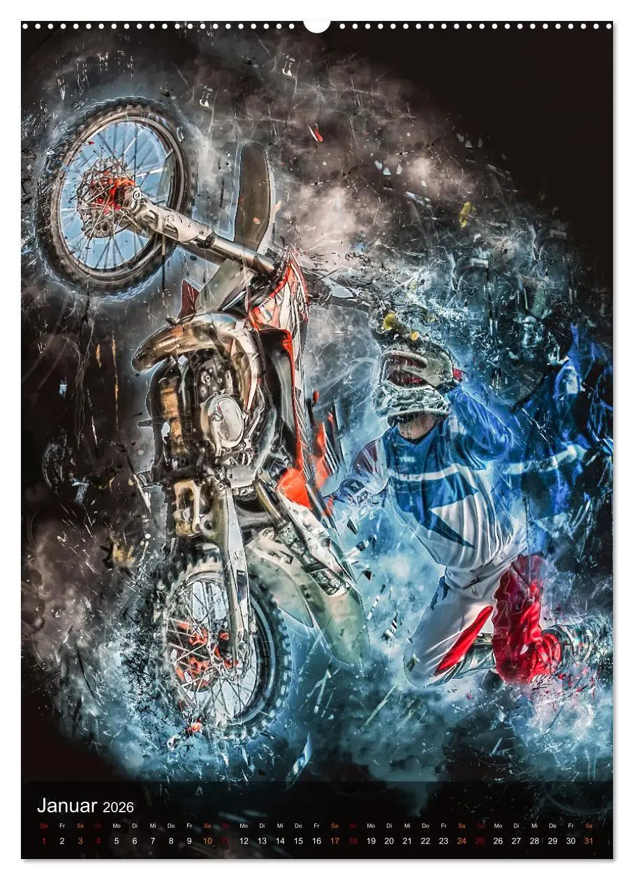 Bild: 9783516366174 | Motocross - einfach faszinierend (hochwertiger Premium Wandkalender...