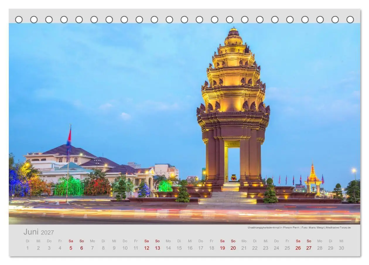 Bild: 9783569526174 | KAMBODSCHA - Im Land der Khmer (Tischkalender 2027 DIN A5 quer),...
