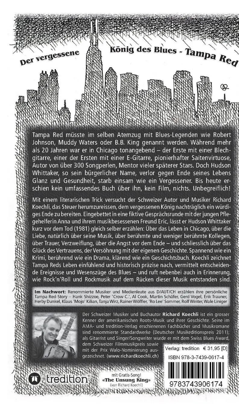 Rückseite: 9783743906174 | Der vergessene König des Blues - Tampa Red | Die umfassende Biografie!