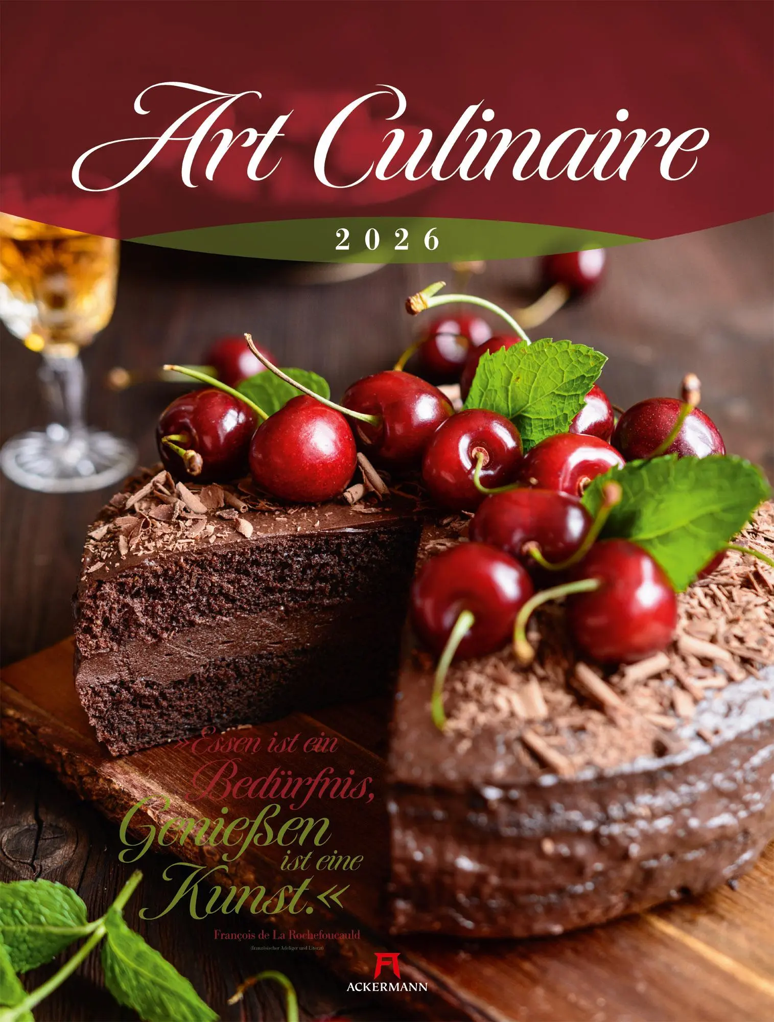 Cover: 9783838426174 | Art Culinaire Kalender 2026 | Ackermann Kunstverlag GmbH | Kalender