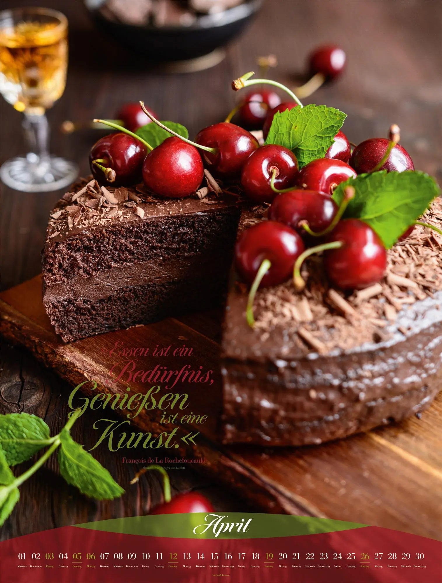 Bild: 9783838426174 | Art Culinaire Kalender 2026 | Ackermann Kunstverlag GmbH | Kalender