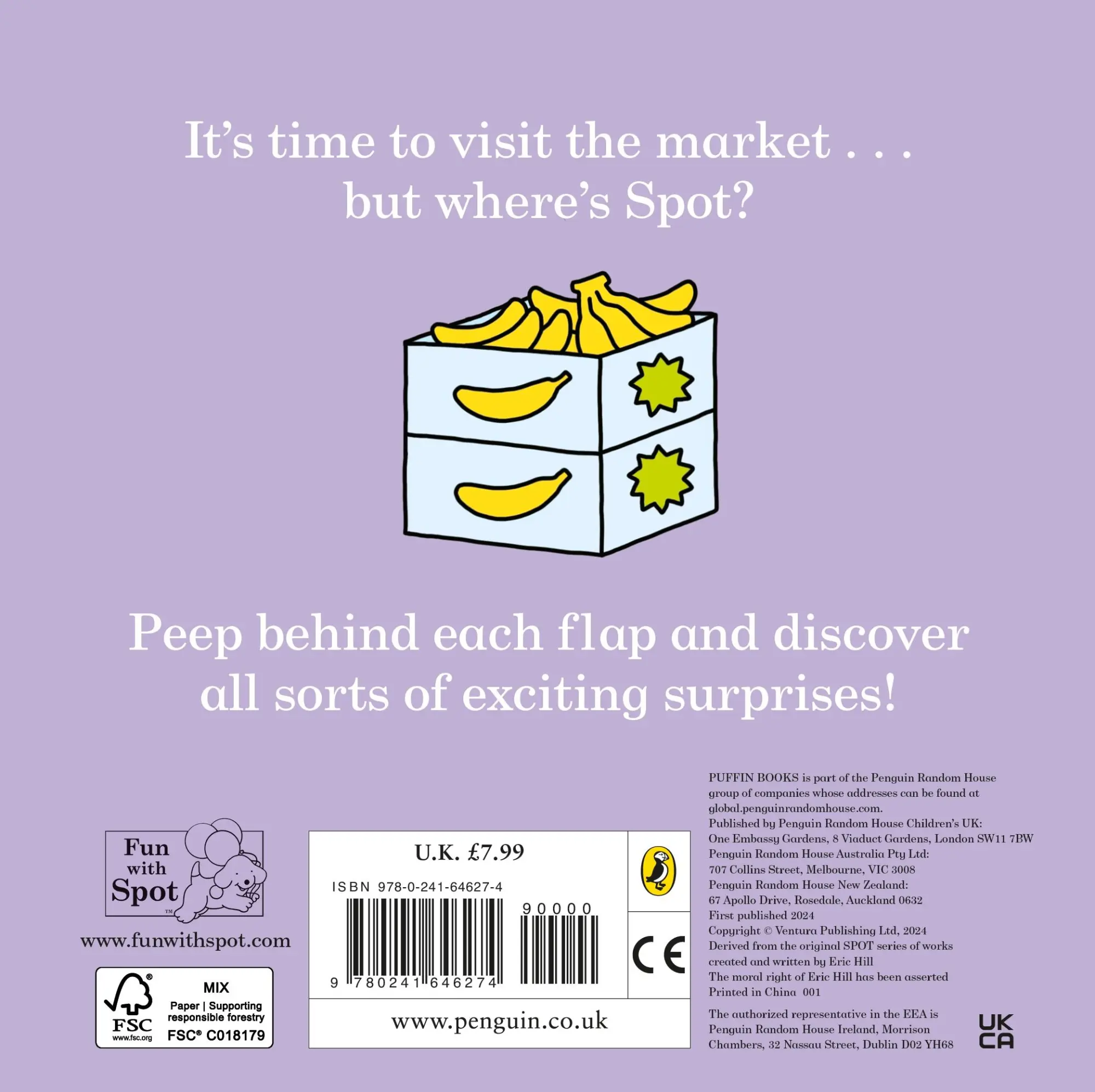 Rückseite: 9780241646274 | Find Spot at the Market | A Lift-the-Flap Story | Eric Hill | Buch