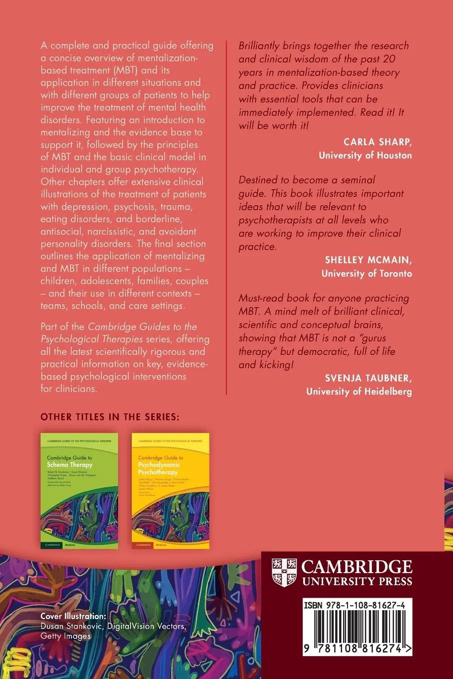 Rückseite: 9781108816274 | Cambridge Guide to Mentalization-Based Treatment (MBT) | Taschenbuch