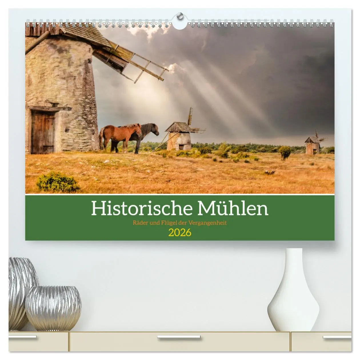Cover: 9783457266274 | Historische Mühlen - Räder und Flügel der Vergangenheit...