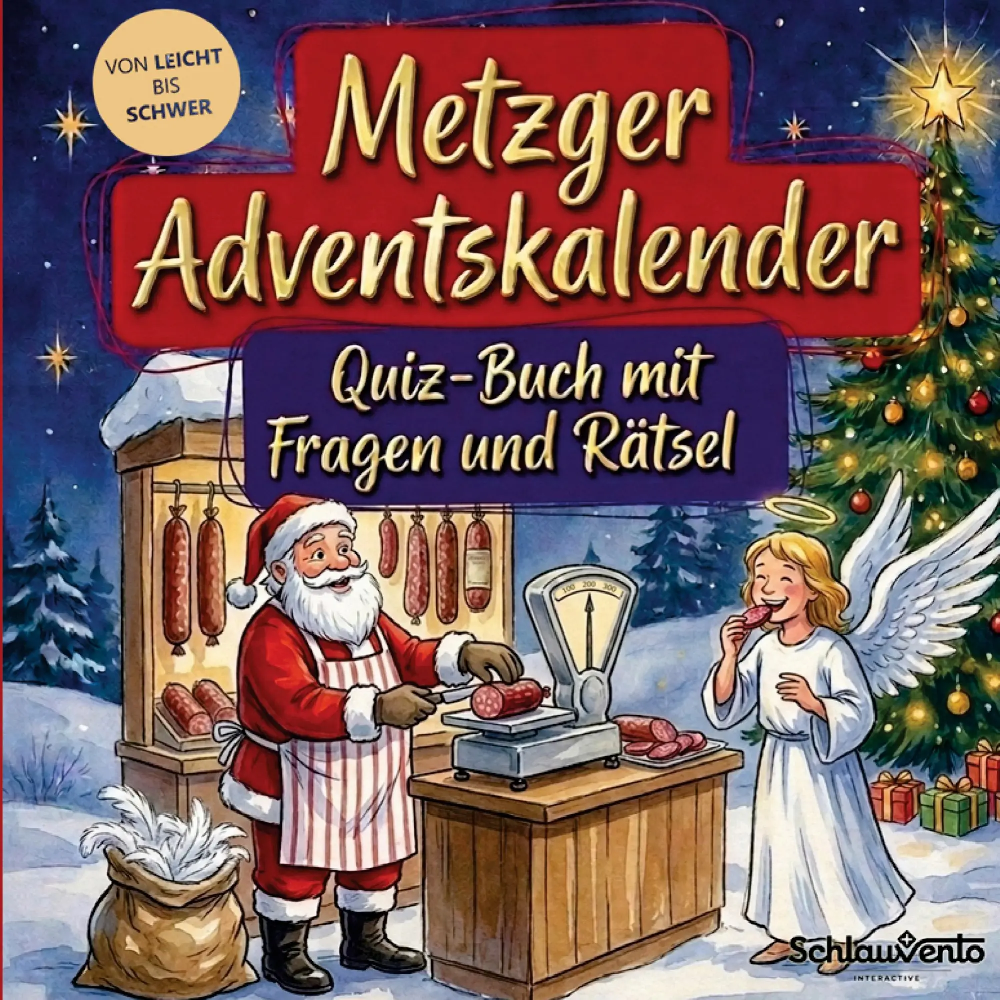 Cover: 9783693196274 | Metzger-Adventskalender: Quiz-Buch mit Fragen und Rätsel | Interactive