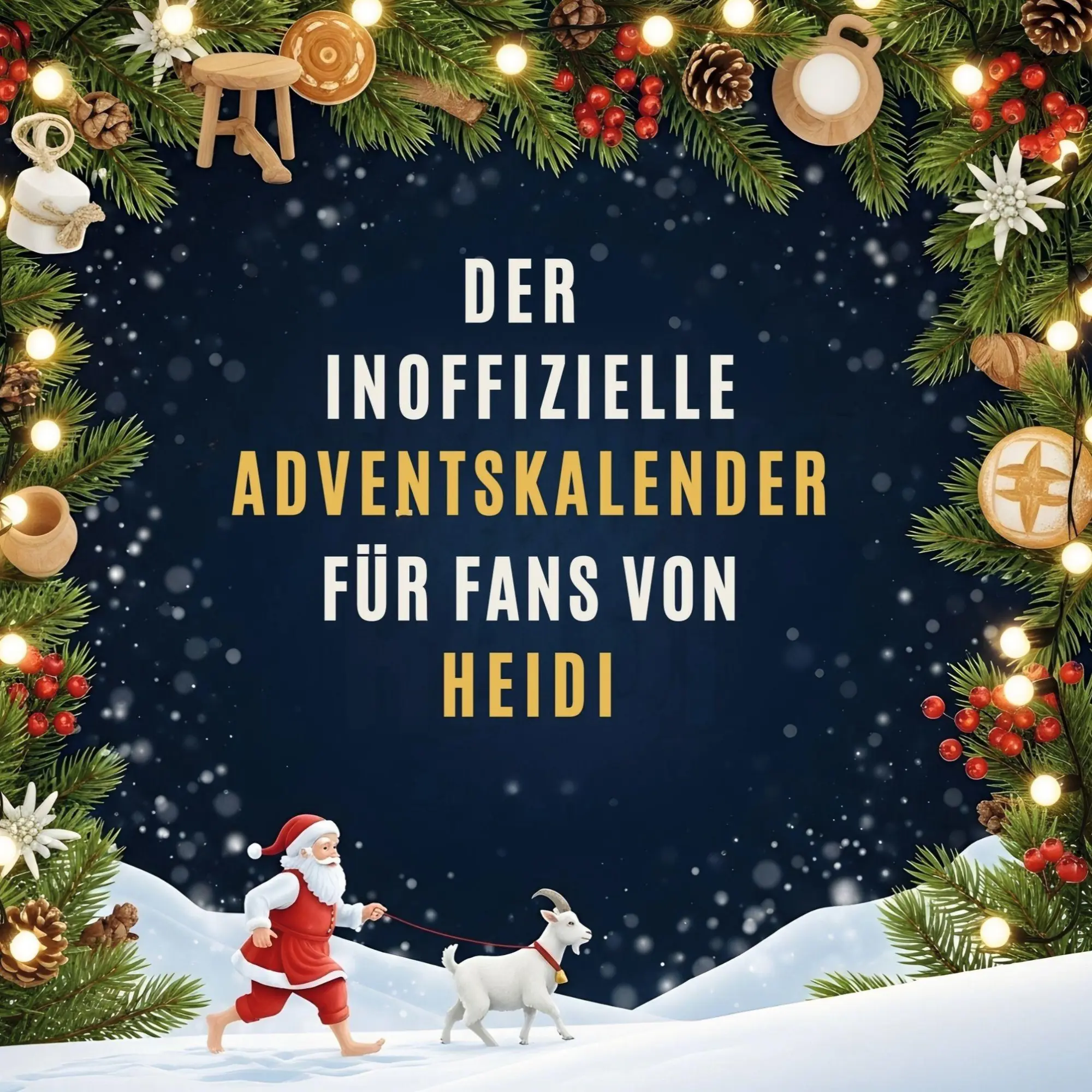 Cover: 9783695316274 | Der inoffizielle Adventskalender für Fans von Heidi | Sarah Peters