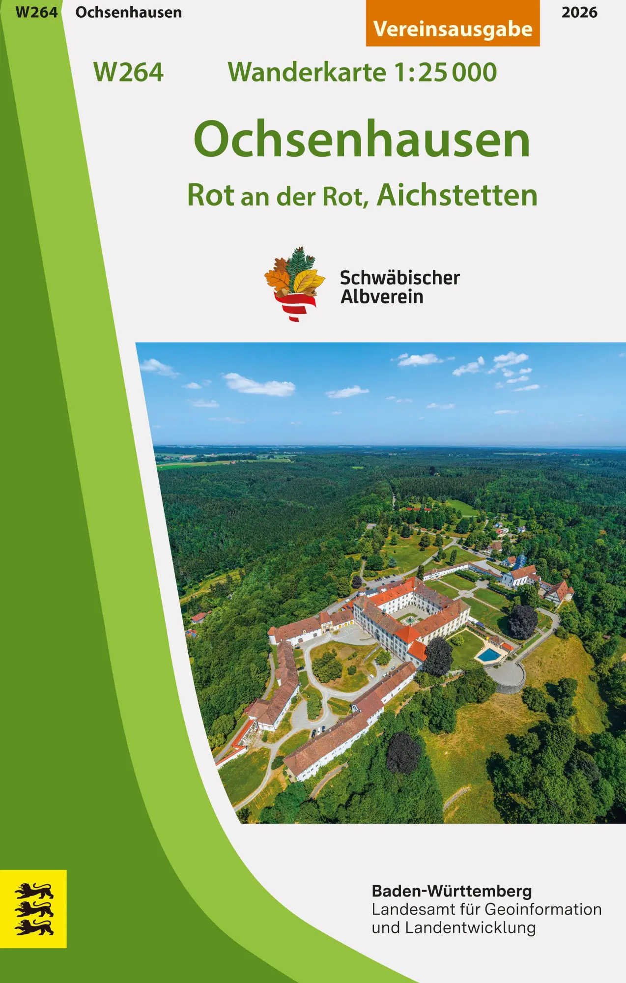 Cover: 9783947486274 | W264 Ochsenhausen - Rot an der Rot, Aichstetten | Wanderkarte 1:25.000